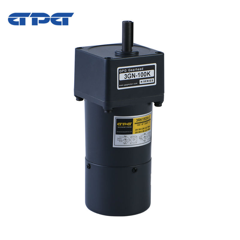 موتور چرخ دنده ای AC با درجه بندی IP44 با سرعت ورودی 1400-1700rpm و مقاومت عایق 100MΩ