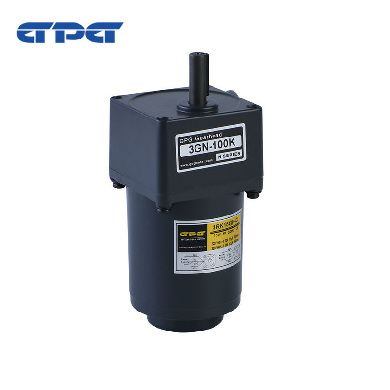موتور چرخ دنده ای AC با درجه بندی IP44 با سرعت ورودی 1400-1700rpm و مقاومت عایق 100MΩ