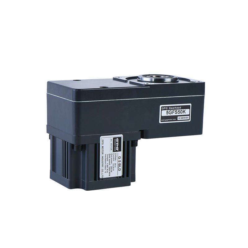 گیربکس 40 واتی 80 میلی متری براشلس DC 12 ولت 24 ولتی با گیربکس تخت توخالی 4GFS5-200K