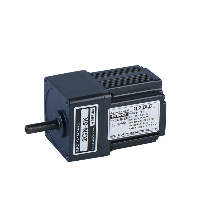 موتور دنده ای 10 واتی BLDC 12 ولت 24 ولت 1800 دور در دقیقه 3000 دور DC براشلس 2GN 3GN 4GN 5GU 6GU موتور دنده ای با زاویه راست موازی کرم GPG